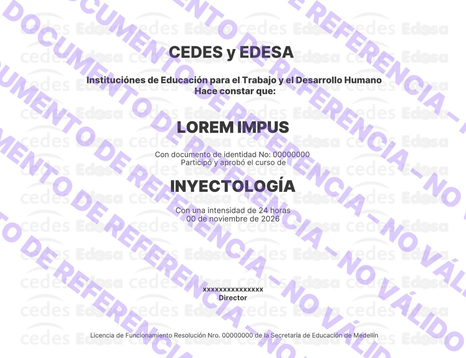 certificado